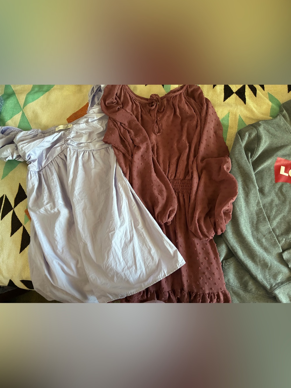 Altar’d state Dress bundle of 7, size M, Nike, Disney, Levi’s, fancy fall active